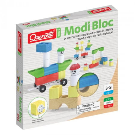 Joc Constructie Modi Bloc 18 piese Quercetti