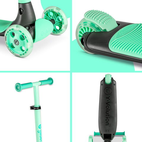 Trotineta cu 3 roti Yvolution Y Glider Kiwi Green