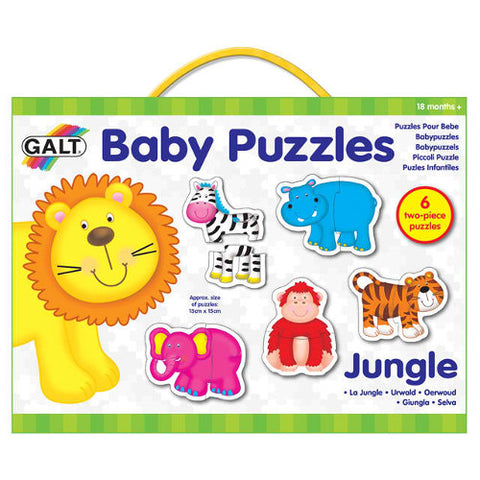 Galt - Baby Puzzle Jungle - Puzzle cu Animale din Jungla