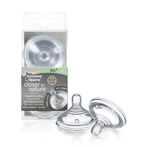 Tommee Tippee - Tetina Closer to Nature FLux Lent 2 Bucati