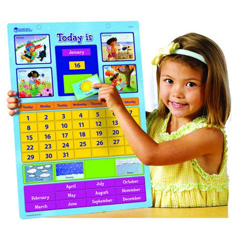 Learning Resources - Calendar Educativ Magnetic