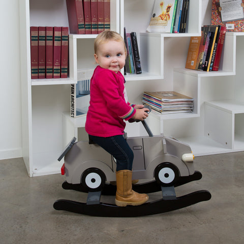 Balansoar Childhome My First Car, MDF Gri