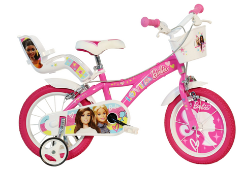 Bicicleta copii 16" - Barbie roz