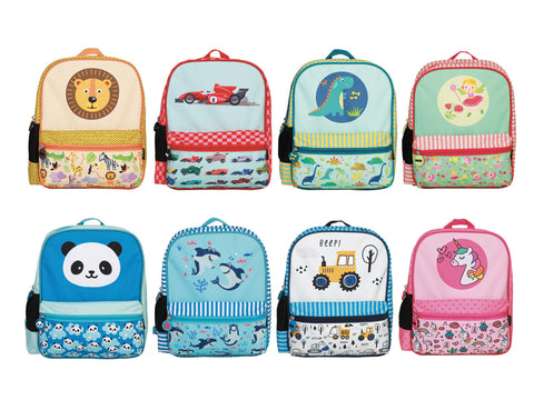 Rucsac cu buzunar exterior - model dinozauri