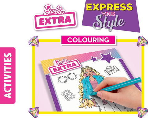 Carte de colorat cu activitati Barbie - Stilul tau