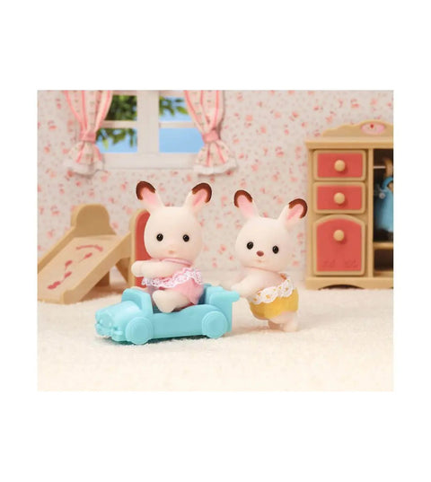 Figurine Sylvanian Families-Gemenii Iepurasi Chocolate