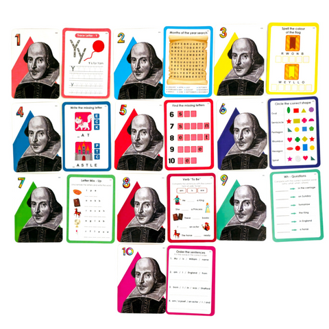 Joc lingvistic Learning Cube® - Pe urmele lui Shakespeare