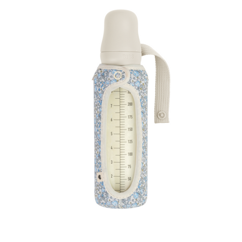 BIBS x LIBERTY - Husa pentru biberonul din sticla 225 ml, Eloise Ivory