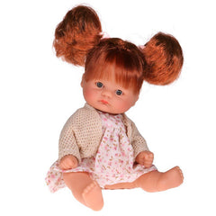 Papusa Bomboncin cu Rochiță și Cardigan 20cm