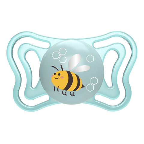 Suzeta Chicco PhysioPhorma Light, 2bucati, albastre, 2-6luni