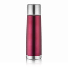 Sticlă termos din oțel inoxidabil vidat ColourDesign, 450 ml, roșu, Reer 90504