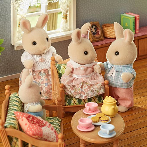 Figurine Sylvanian Families-Familia Iepurasilor Milk