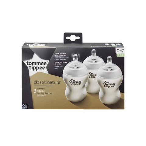 Tommee Tippee -Biberon Closer to Nature 260 ml PP x 3 buc