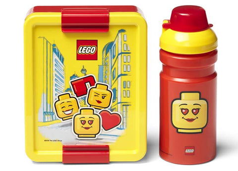 Set pentru pranz LEGO Iconic rosu-galben