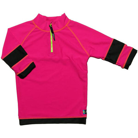 Swimpy - Tricou de Baie Pink Black 98-104