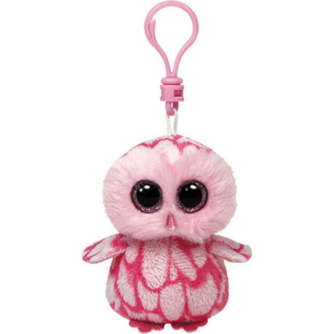 Ty - Breloc Bufnita Pinky 8.5 cm