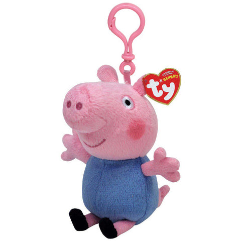 Ty - Breloc Peppa Pig George 8.5 cm