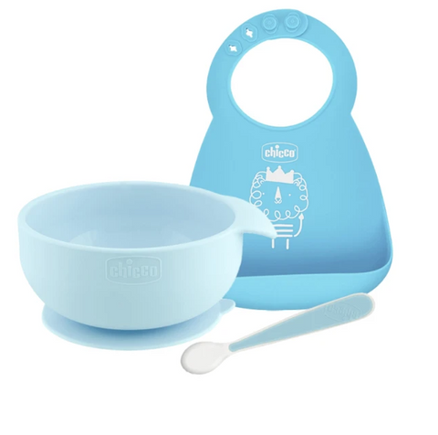 Set diversificare copii Chicco Easy Start, bleu, 6luni+