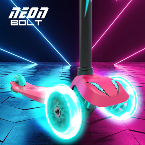 Trotineta cu 3 roti Neon Bolt Pink