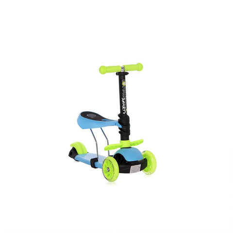 Trotineta pentru copii Smart Plus, Blue & Green