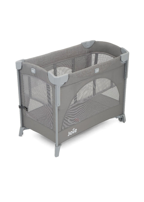 Joie - Patut pliant pentru cosleeping Kubbie Foggy Gray