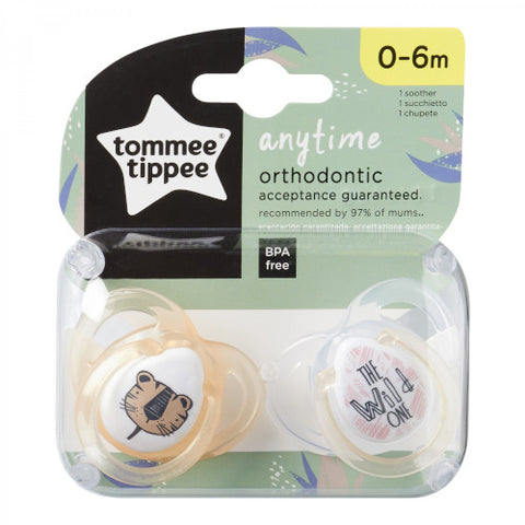 Tommee Tippee - Suzete Ortodontice Anytime 0-6 Luni 2 Bucati