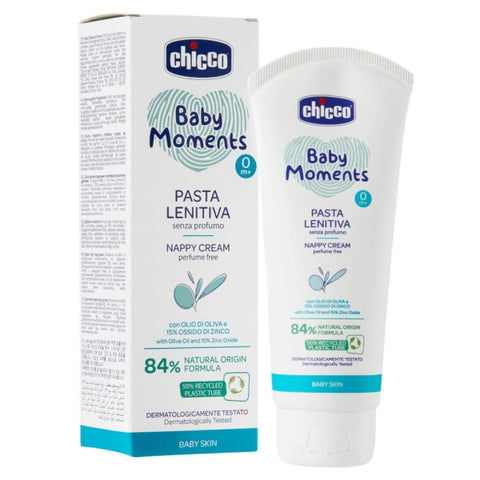 Set cadou cosmetice Chicco Baby Moments Skin Clean&Protect (gel de dus, sampon si crema iritatii scutec)