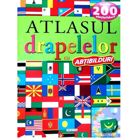Editura Girasol - Atlasul Drapelelor cu Abtibilduri