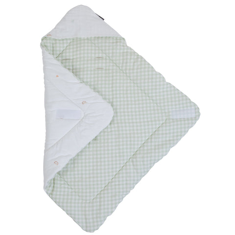 Paturica de infasat Childhome 75x75 cm Jerse Tetra Verde