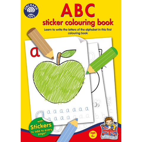 Orchard - Carte de Colorat cu Activitati in Limba Engleza si Abtibilduri ABC 