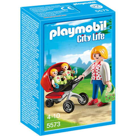 Playmobil - City Life - Carucior cu Gemeni