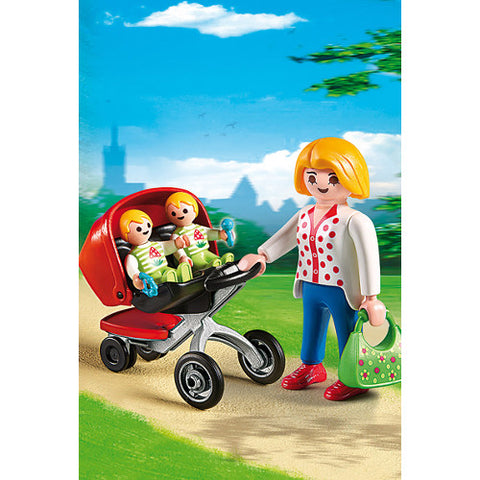 Playmobil - City Life - Carucior cu Gemeni