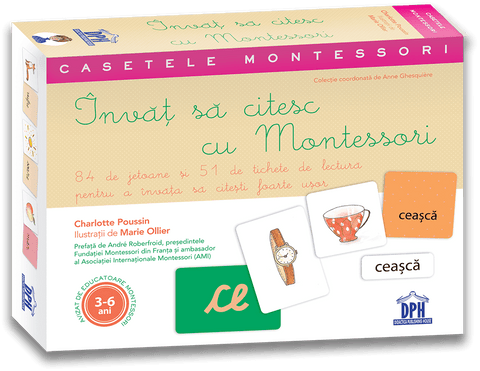 Casetele Montessori - Invat sa citesc cu Montessori