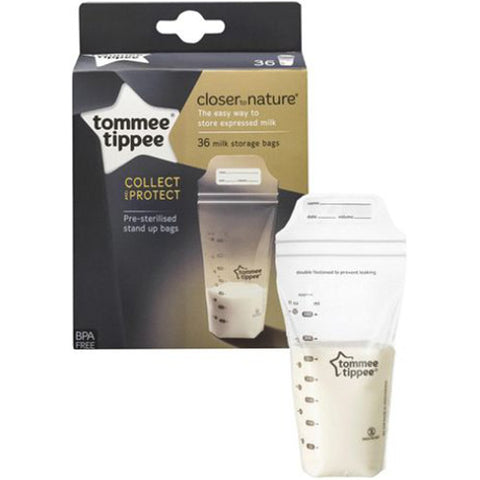 Tommee Tippee - Pungi de Stocare Lapte Matern Closer to Nature 36buc