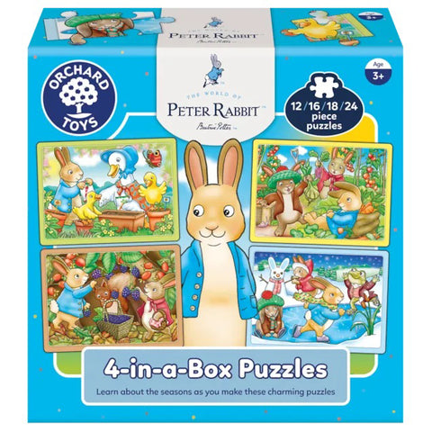 Cutie puzzle x 4 Peter Rabbit