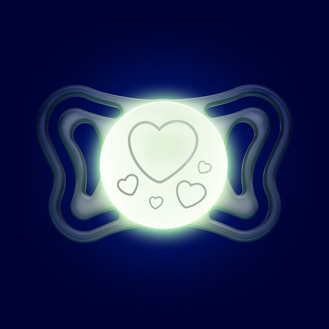 Suzeta Chicco PhysioPhorma Light Glow, 2bucati, unisex, 2-6luni