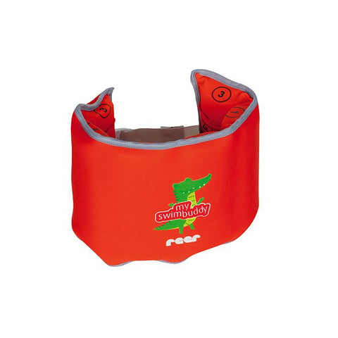 Centura de inot din neopren pentru copii, ajustabila, 15–30 kg (2-6 ani), rosie, Reer MySwimBuddy Swim Belt, 66054