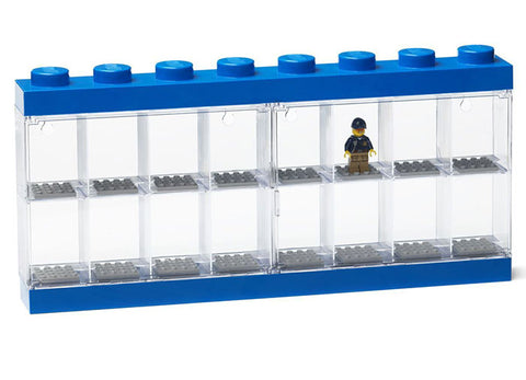 Cutie albastra pentru 16 minifigurine LEGO