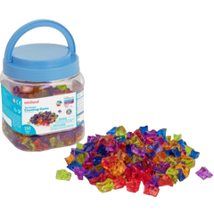 Set 150 piese translucide pentru numarare și sortare