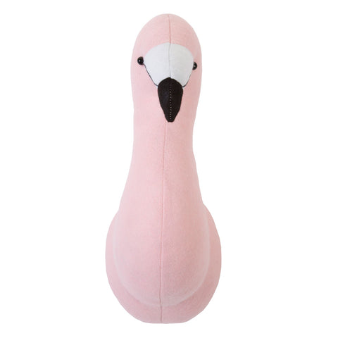 Decoratiune perete Childhome 15x28x36 cm, Flamingo