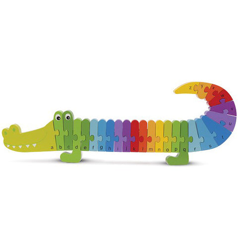 New Classic Toys - Puzzle Alfabet Crocodil