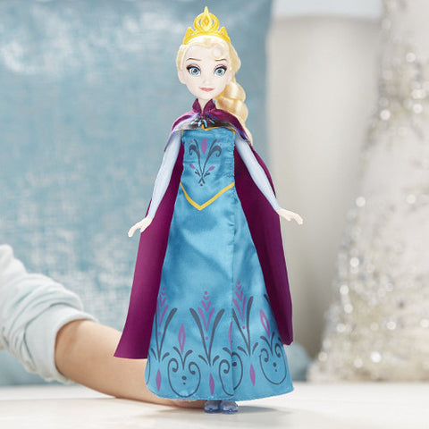 Hasbro - Disney Frozen - Papusa Elsa cu Rochita 2 in 1