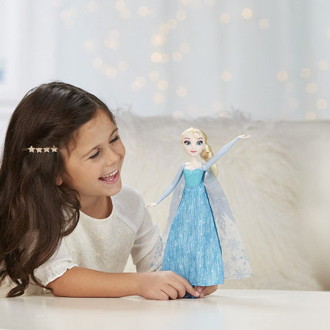 Hasbro - Disney Frozen - Papusa Elsa cu Rochita 2 in 1