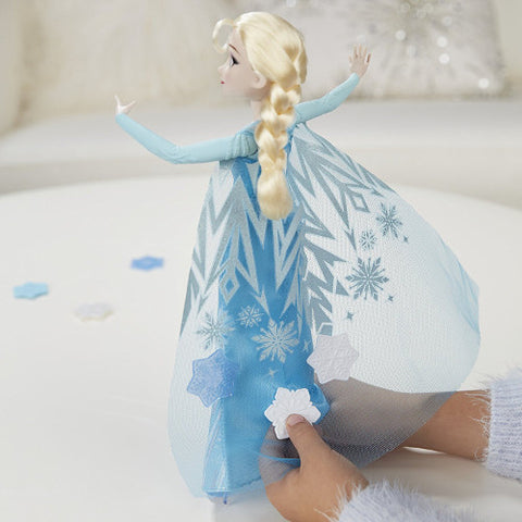 Hasbro - Disney Frozen - Papusa Elsa cu Rochita 2 in 1