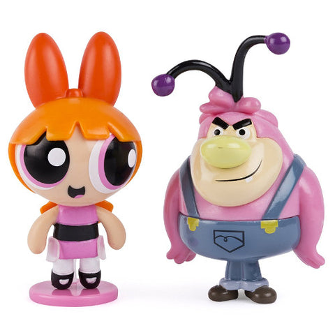 Spin Master - Powerpuff Girls - Set 2 Figurine Blossom si Fuzzy Lumpkins