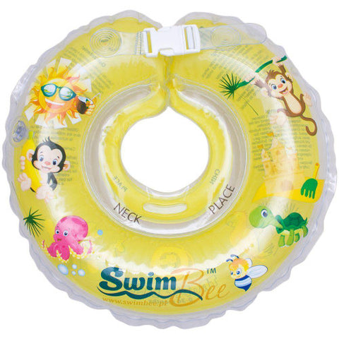 SwimBee - Colac de Gat pentru Bebelusi - Galben