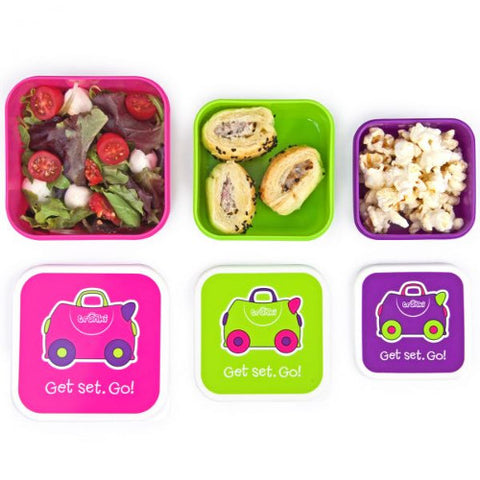 Trunki - Set Cutiute Snack Pots Pink