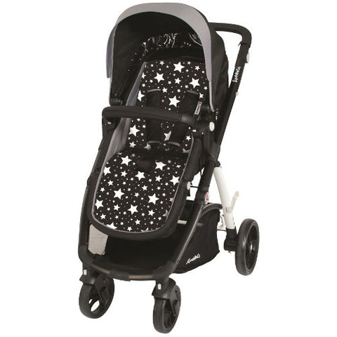 CuddleCo-Saltea Carucior Comfi-Cush Black and White Stars