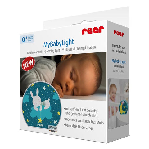 Lampa de veghe cu LED MyBabyLight Bunny, 0+ luni, Reer 52371