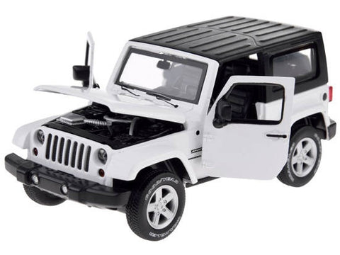 Mașină de teren Jeep Wrangler, 1:32, cu sunete, lumini, Neagra, ZA3754